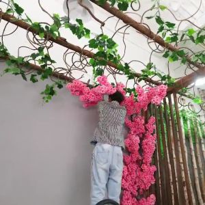 PEACH BLOSSOM Artificial Fake Flower Bunga Wedding Kahwin Pelamin Gubahan Home Rumah Hantaran Decoration Hiasan Sakura
