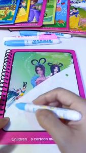 Buku Gambar Mewarnai Edukasi & Stationery Buku Mewarnai Air Magic Water Drawing Painting Book Buku Warnai Ajaib