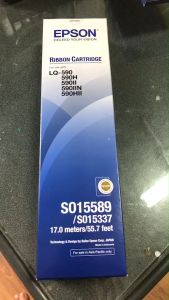 ราคาเครื่องปริ้นเตอร์ดอทเมตริกซ์ Epson LQ-590 สีดำ 17 เมตร - ตลับผ้าหมึกดอทฯ สีดำ + คุณภาพ100% ราคาที่สะดวก