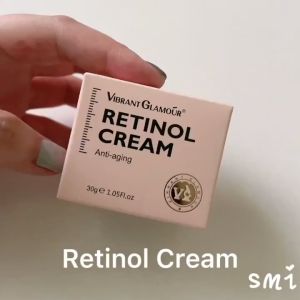 100% Original genuine scannable QR code distinguish Vibrant Glamour Retinol cream,It contains Retinol which is an anti-aging ingredient that can effectively resist aging and dull skin whitening cream