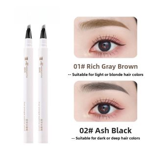 MONLEYTA | Waterproof Long-lasting Four-pronged Wild Eyebrow Pencil Colorful Makeup Easy-to-Use Natural 3D Effect Non-smudging Eyebrow Tool