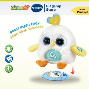 VTech Gabbers - Owl White Shoulder Bird Doll Toys Kids Plush Toys Boys girls 4 year & above