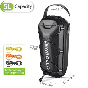 NEWBOLER 3L/5L Electric Scooter Bag Accessories Waterproof Quick Release Electric Scooter Front Bag Bike Bag Parts Rainproof
