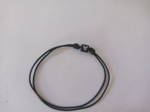 Gelang tali Korea inisial A-Z ukuran 1mm