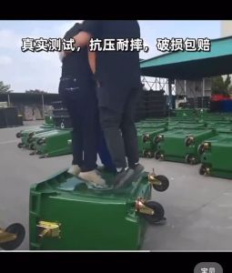 660L Environmental Sanitation Garbage Bin Large Commercial Large Trailer