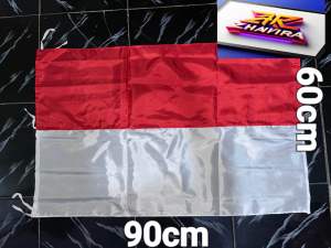 Bendera merah putih kain saten