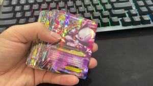 Bandai | 60/100Pcs English Pokemon Cards GX Tag Team Vmax EX Mega Shining Game Battle Carte Trading Collection Cards Toys Children Gifts