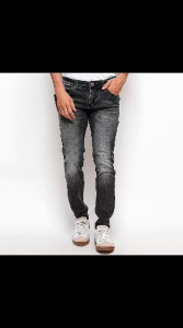 Asoheh Celana Jeans Scrub Slimfit Stretchy Nyaman & Stylish untuk Aktivitas Sehari-hari