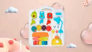 Đồ chơi Bảng bận rộn busy board đồ chơi montessori có nhạc đồ chơi giáo dục cho bé đồ chơi tư duy