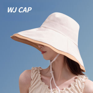 【WJ】MŨ ngư dân hai mặt vành lớn để đi biển mùa hè cho nữ Mũ che nắng khẩu trang bảo vệ khỏi ánh mặt trời và mũ bảo vệ khỏi tia UV