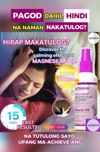 Achieve Magnesium Oil Spray For Sleep Insomnia Calming Pillow Mist & Pain Relief Spray (2 Variants)