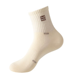 MiiOW | 7A Antimicrobial Mens Cotton Breathable Sweat-Absorbent Odor-Resistant Crew Socks