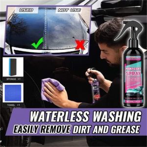 Car Paint Coating Agent Car Maintenance Antifouling Cleaning Coating Spray Crystal Nano Decontamination Polish Liquid Waterless