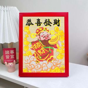Nhà Vua Phúc 2025 Diamante Sticker Dây Chuyền Thủ Công DIY Trang Trí Phòng Thoáng Khí Đá Pha Lê Hình Thức Tạo Hình Trung Quốc
