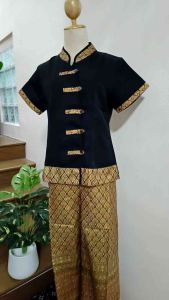 เสื้อพนักงานนวดไทย นวดสปา แบบคอจีน👍👍👍