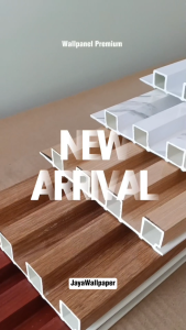 PAKET ISI 10 PCS WALLPANEL KOTAK WPC PREMIUM 16CM x 22MM x 2.9M BRUNO SERIES DEKORASI DINDING