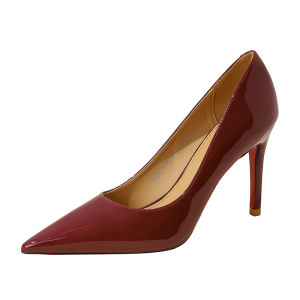 Black Pointed Toe High Heels Womens Fashionable Summer New Style Thin Mouth Versatile Commuter Narrow Heel Single Shoes