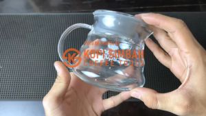 Coffee Server V60 Glass 350 ml Gelas Teko Kaca Size 01 Serve Penyaji Seduhan Kopi Dan Teh Manual Brew