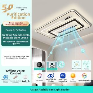 OSIZA | New Bright Simple Ceiling Fan Light