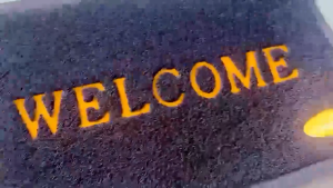 WakayaHome | Welcome Doormat Highquality Bathroom Bedroom Floor Shower Rug Nonslip Rubber Doormat Floor Mats
