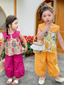 Sleeveless Fashionable Girl Clothes Set
