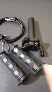 PROMO!!! Paket Gas Spontan Yamaha YZ Thailand + Grip Kotak Oktagon Hitam