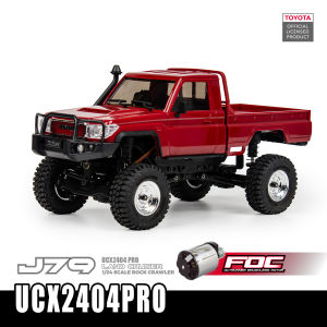UDIRC | UDIRC 1/24 Scale UCX2404PRO RC Crawler Car 2.4G 4WD Brushless Off-Road Electric Pickup Truck Remote Control Car Model for Adult