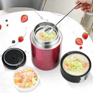 Vacuum Insulation Stainless Steel Food Jar