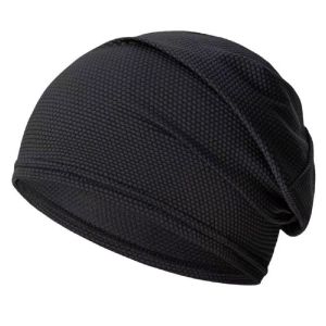 Solid Color Breathable Pullover Hat for Men Women Headscarf Hiking Baseball Riding Beanie Brimless Cap Spring Running Sport Cap