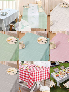 Bàn Ăn PVC Dày Một Lần Hình Chữ Nhật Ngoài Trời Chống Thấm Nước Dùng Trong Nhà Ngoài Trời Cắm Trại Tiệc Sinh Nhật