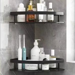 Reasonable Price No Drill Hanging Shelf Soap Holder Caddy Bathroom Shower Organizer Wall Mounted-BR118