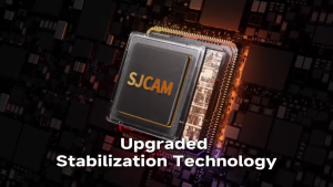 SJCAM C400 4K HD Handheld Action Camera 2.29 inch Rotating Screen Remote Control Handle Digital Pocket 400 Camera Anti Shake Stabilizer Portable Vlogging Camera Supports 512GB Action Camera for Motorcycle Bicycle Vlogging Travel