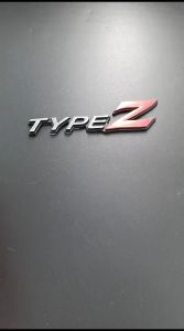 Emblem Bagasi Tulisan Type Z Mobil Honda City Z SX8 11 cm