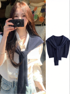 HUOLISI | Lightweight Summer Tunic Shirt Companion Blue