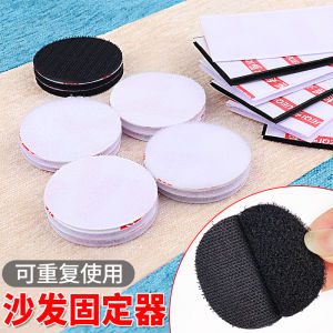Miroqi Adhesive Velcro Fixed Bed Sheets Sofa and Carpet Foot Pad Anti-Slip Fantastic Needle-Free Invisible Patch Set