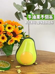 Đồ Chơi Trái Bơ Lật Đật Kèm Bóng Catnip Rò Rỉ Thức Ăn Giảm Stress Cho Mèo