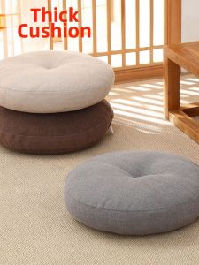 DENGYAOMENG | Circular Thickened Cushion for Tatami Window Seat Japanese Balcony Floor Yoga Meditation