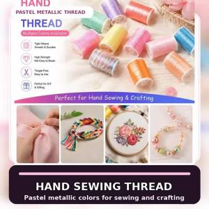 3/6/9/12 Strands Magics Color Golds Silver Metallic Thread Bracelet Rings Necklace Lanyard DIY Hand Rope Jewelry Making Cord