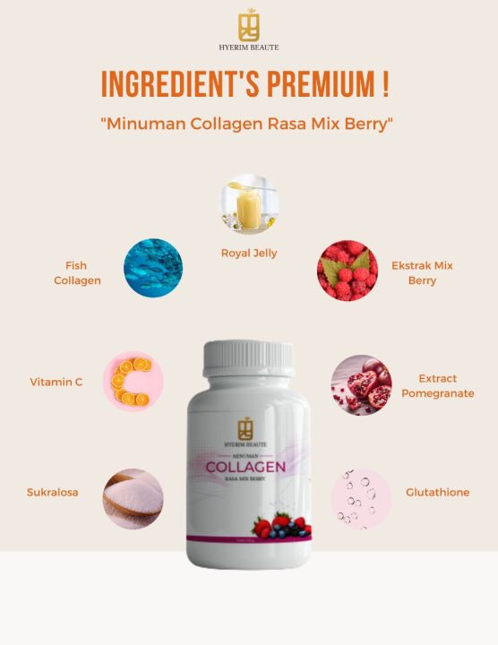 collagen drink//minuman pemutih kulit