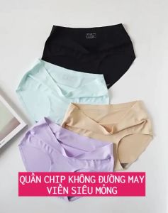 Set 5 quần lót su nữ không đường may thoải mái hoàn hảo cho ngày dài - Chất liệu su mềm mại không kích ứng - Đặc tính không xù lông không bai nhão - Quần lót su nữ chất lượng cao
