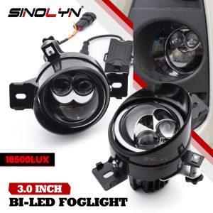 Bi LED Double Hyperboloid Fog Light For Nissan Almera/Teana/Livina/Sylphy/Maxima/Navara Np300/Altima/X-trail/Qashqai/Sentra Waterproof Projector Lens High/Low Spotlight