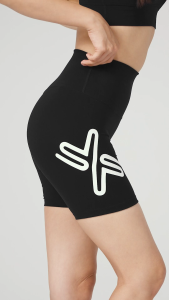 XEXYMIX Black Label Signature 360N Big Symbol Leggings 3.5\\\" Celana Olahraga Wanita - XWFSG16J3