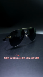 Kính Mát Nam Crnaira M30 Phân Cực Chống Tia UV400 | Gọng Kim Loại Cao Cấp