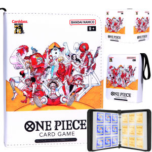 One Piece Card Binder Loose-Leaf Zipper Leather Card Collection Card Binder English One Piece Gold Card Sea King Card