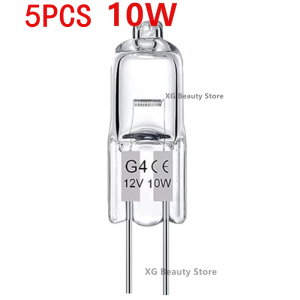 Wholesale 5/10/50/100PCS G4 12V 10W 20W LED Lamp Bulbs Eco Halogen Light Bulbs Capsule Inserted Beads Crystal Lamp Halogen Bulb