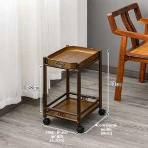 CHUJUN | Mobile Tea Stand with Storage for Mahjong Table and Game Room
