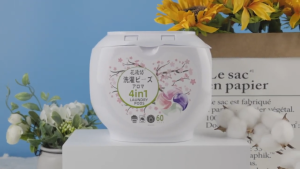 4 in 1 Laundry Pods - Sakura Scent 12 Grams 60 Pieces