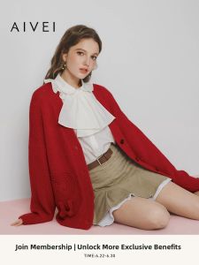 AIVEI | Spring Japanese Laid-back Loose Knit Cardigan