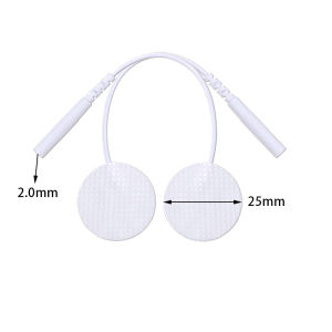 25mm Self-Adhesive Electrode Pads Conductive Gel EMS Electric Muscle Stimulator Pulse Massager Replacement Accessory for Fitness
