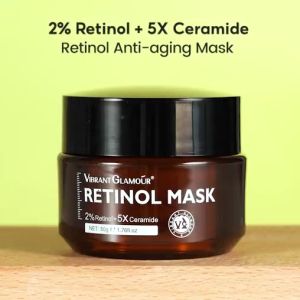 Original VIBRANT GLAMOUR 50gr Masker Retinol Perawatan Kulit Anti Aging Keriput Pelembab